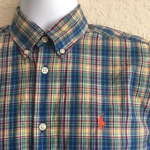 Ralph Lauren boys plaid shirt
